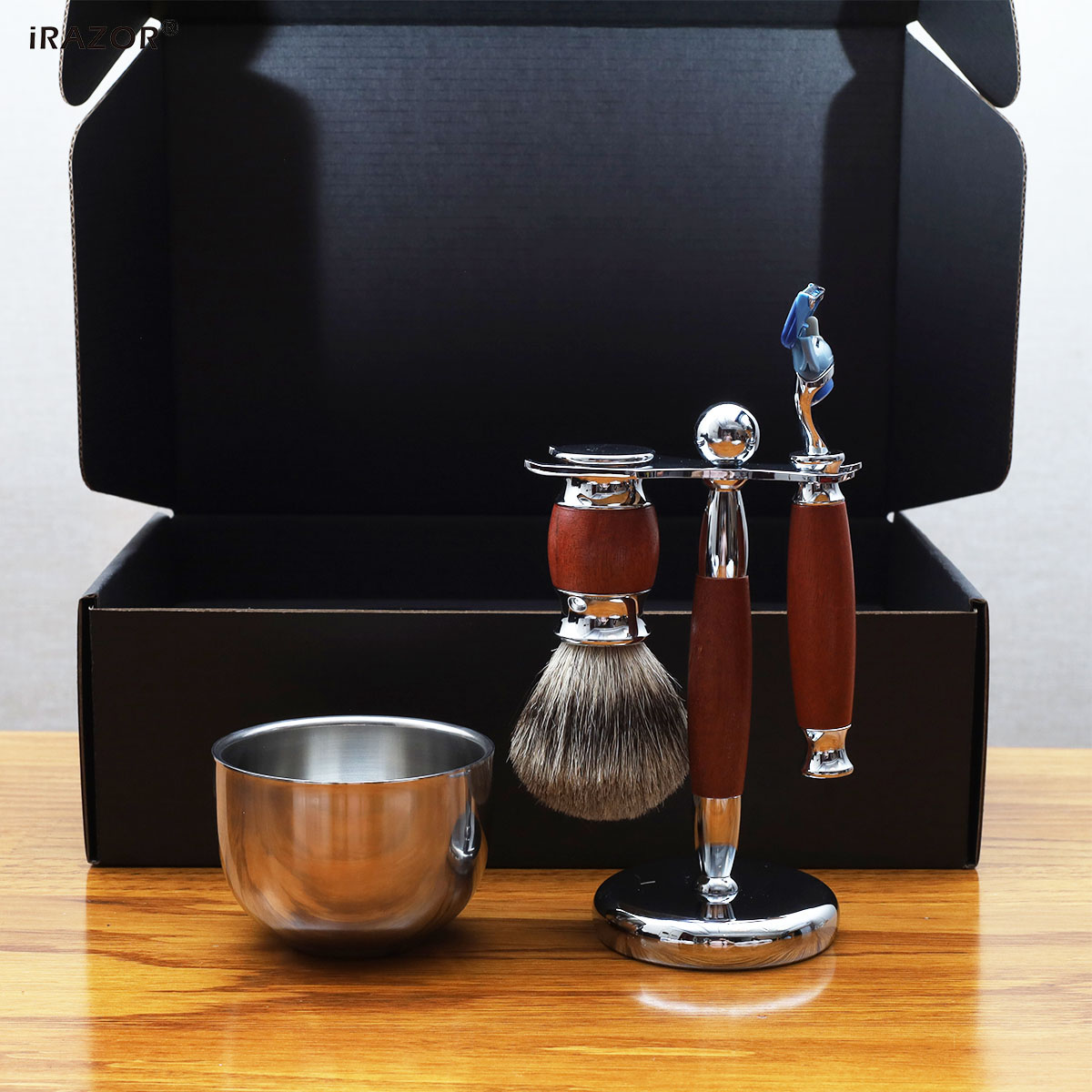 iRAZOR Lüks Erkek 5 Bıçaklı Tı - Mens Grooming Kit Gift Set incelemesi ve fiyatı