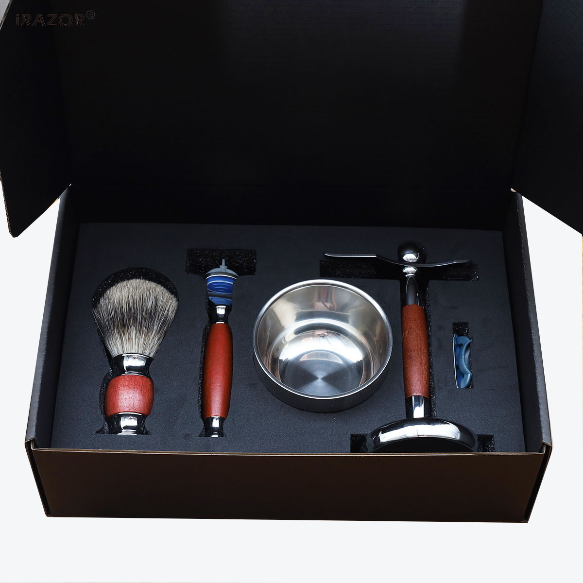 iRAZOR Lüks Erkek 5 Bıçaklı Tı - Mens Grooming Kit Gift Set incelemesi ve fiyatı
