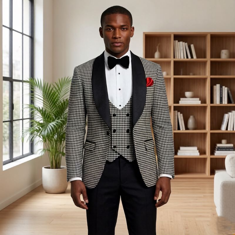 Erkekler İçin Houndstooth Dese - Men'S Grooming Awards incelemesi ve fiyatı